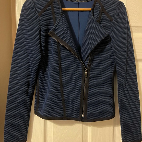 RW&CO - blue waffle pattern blazer - Picture 2 of 5